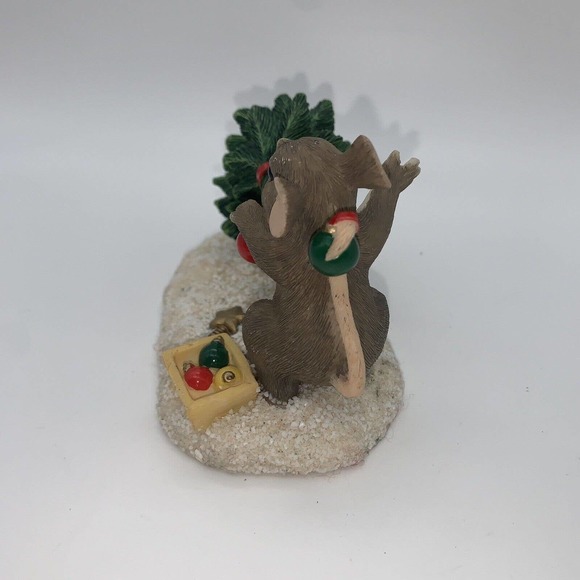 Charming Tails Please Just One More Mouse Figurine 87/625 Christmas Tree Trim - Picture 4 of 5